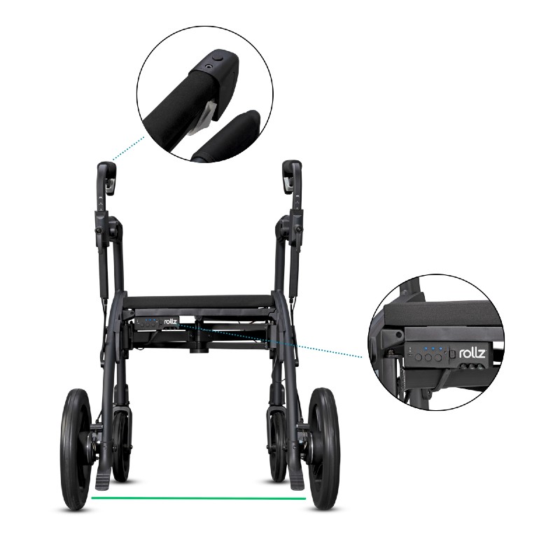 Rollz Motion Rhythm Rollator with Cues - WalkingSticks.co.uk